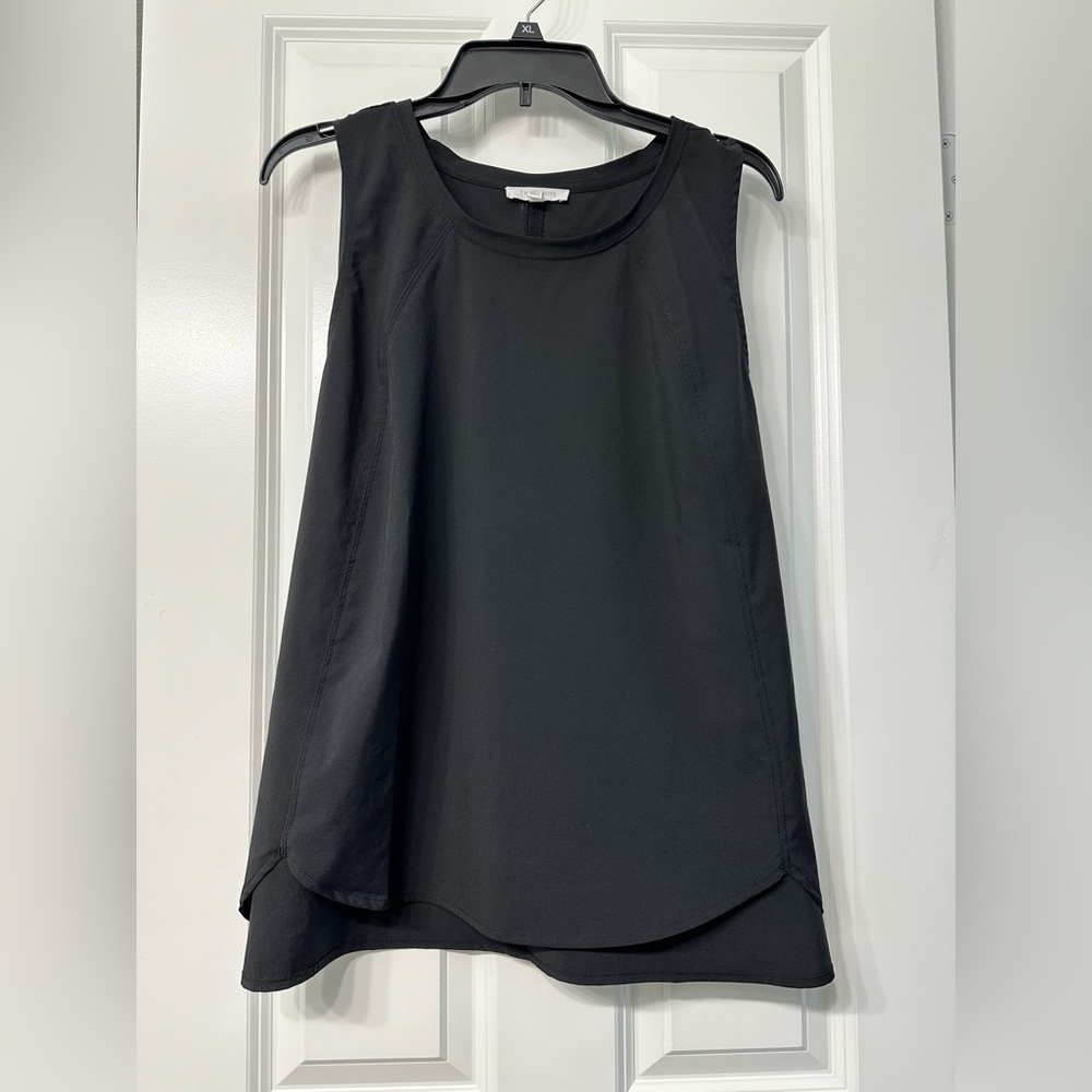 Beautiful T By Talbots Black PXL Sleeveless Blousee, Excellent Condition